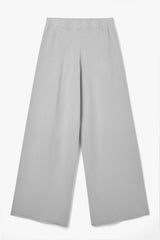 Kaia Elastic Waist Pants | Pearl Grey | Fine Knit