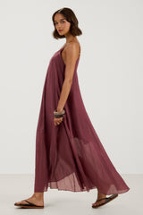 Paloma Resort Maxi Dress | Damson