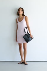Rosaline Matte Satin Dress | Soft Pink