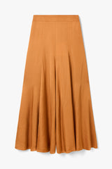 Gigi Satin Trousers | Sunset Orange