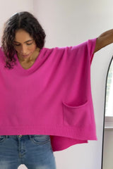 LIMITED RESTOCK | Poncho | Hot Pink